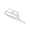 For BMW 5 Series G30 2017 2018  Matte Silver Car Center Console Gear Shift Panel Frame Cover Interior Moulding Accessories
