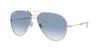 RB3825 Old AVIATOR Silver 62 Sunglasses Ray-Ban
