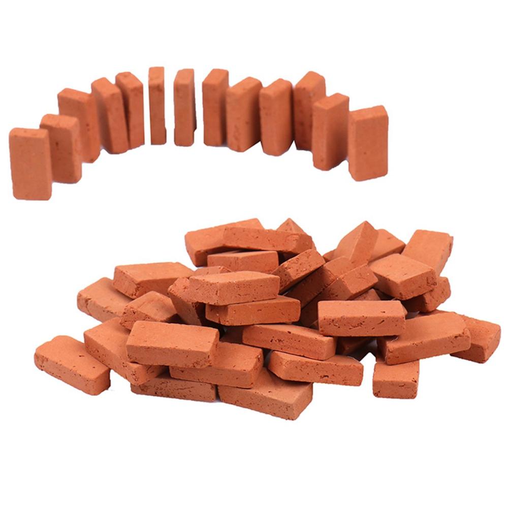 50pcs Clay Decorations Landscaping Tiny Ornament Mini Figurine Miniatures Mini Bricks