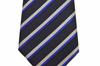 Галстук Giorgio Armani с полосатым узором, шелковый галстук, ширина меча ega22w011 УЛЬТРАМАРИНОВЫЙ СИНИЙ, темно-синий [Giorgio Armani] Мужской (Размер 8см) 2F910-05236
