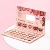 JULYSTAR Палетка теней для век из 40 цветов, Романтическая розовая с оттенком розы, матовая и с шиммером, Палетка теней для век, Стойкая, нюдовые и земляные оттенки