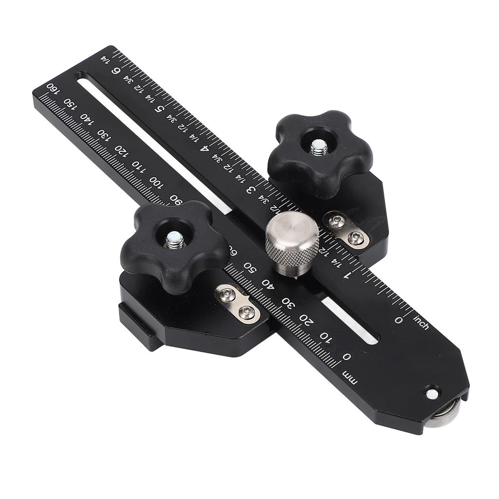 Thin Rip Jig Aluminum Alloy Table Saw Jig Guide for Accuracy Cutting Woodworking Accessories