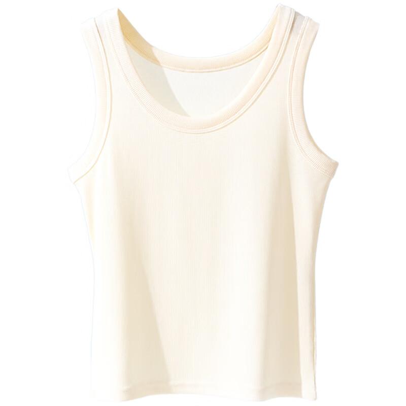 Yiershuang Lyocell Women's Tank Top Sleeveless Wide Strap Loose Breathable Vest