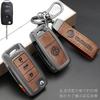 hijk1 Leather Car Key Case Cover Shell Bag For Volkswagen VW Polo Tiguan Passat Golf 4 5 Jetta Beetle Scirocco Keychain Accessories