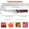 1PC Forging Boning Knife Chef's Knife Slaughtering Pigs Sheep Meat Cutting Knife Stainless Steel Cooking Knife