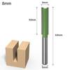6mm Shank Woodworking Tool Single Edge Milling Cutter Drill Bit Slotting Cutter Router Bits