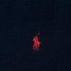 Polo Ralph Lauren Однотонный вязаный свитер с вышивкой в виде маленького пони, с высоким воротом и длинными рукавами, мужской свитер, темно-синий 710857915-002