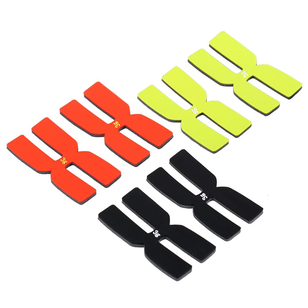 6Pcs 3g Tennis Racket Weight Balance Strips Silicone Tennis Racquet Tapes