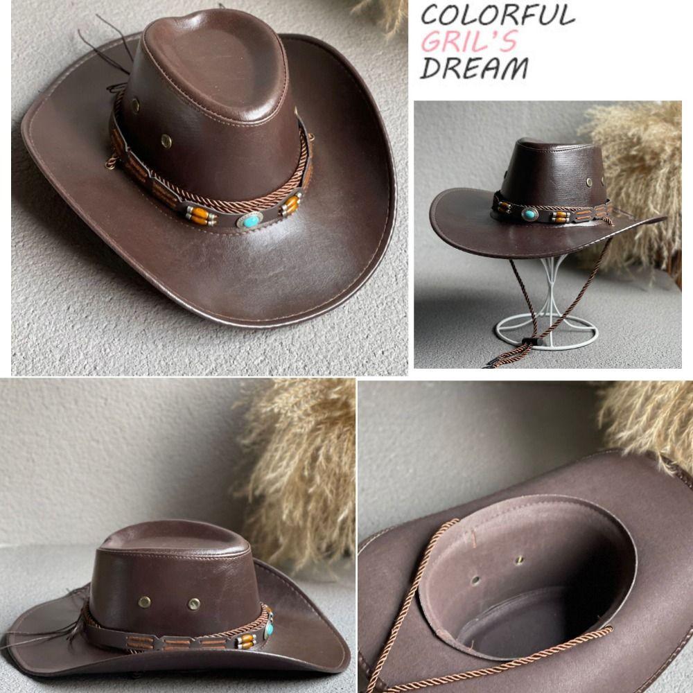 Climbing Mountain Hiking For Men For Women Big Brim Cowboy Hat Fisherman Hat Women Cap Bucket cap