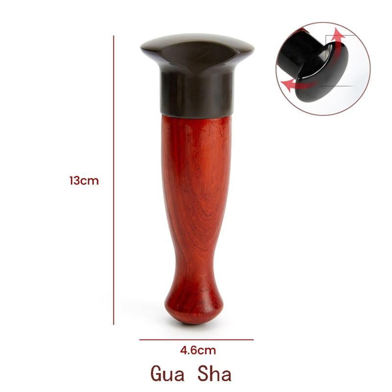 Натуральный Инструмент для Рефлексологии Горячими Камнями Массажер Точек Триггера Гуаша Электрическая Акупунктурная Ручка Расческа Массажер для Ног Палочка Лицевой Глазной Спа