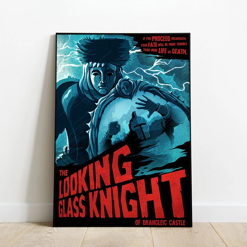 Мультфильм Dark Souls Игра Музыка Плакаты YHORM THE GIANT Картина на холсте THE ABYSSWALKER Настенное искусство HD Картина Гостиная Домашний декор