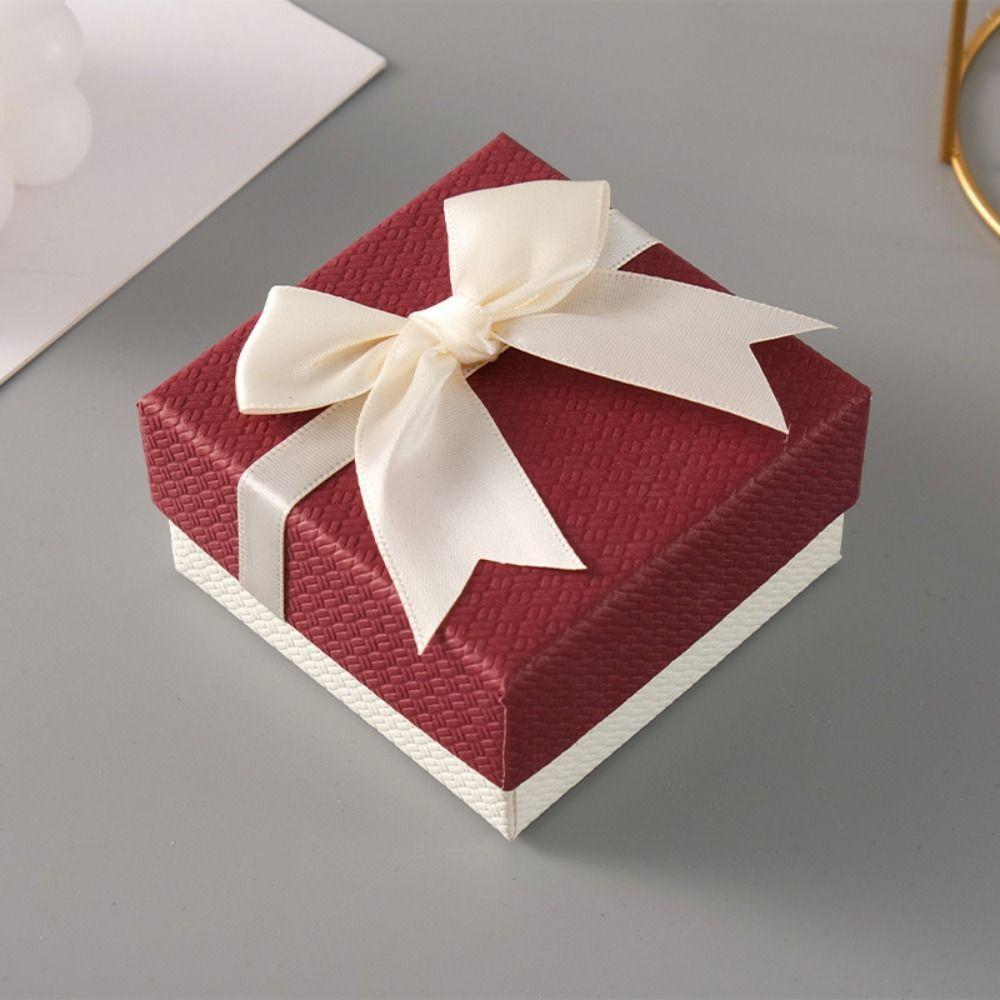 9*9*4cm Ring Box Paper Material Jewelry Display Box  For Rings, Earrings, Necklaces Etc.