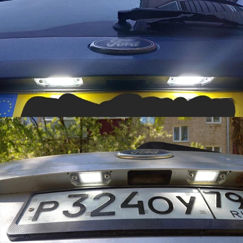 LLKF5 2x Canbus LED Number License Plate Light Lamp For Ford Focus 2 MK2 2003-2008 C-MAX
