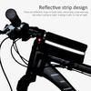 600D Nylon , TPU Bicycle Phone Bag Hook and Loop Straps Bike Top Tube Bag  Daily Cycling
