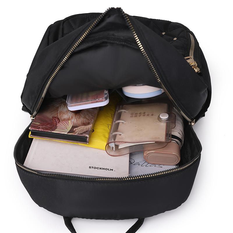 Женский рюкзак с заклепками, маленький рюкзак, легкая дорожная сумка