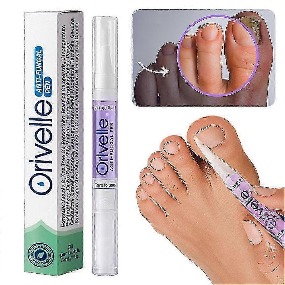 1-3PCS Nail Fungus Repair Treatment Pen Set, Enriched with Tea Tree Oil, Effective Solution for Damaged Nail Care