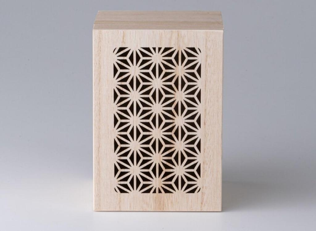 Platinum Tumbler with Chrysanthemum in a Wooden Made in Japan J-Kitchens Ultra-Thin Design, 370ml, Box,