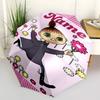 Custom Name Little My Theme Automatic Umbrella, Lightweight & Portable, 8 Rib, Perfect for Outdoor Travel, Birthdays, Christmas, Gifts.