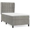 Maison Exclusive - Sommier à lattes de lit et matelas Gris clair 80x200 cm Velours