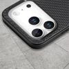 For iPhone 17 Pro Case Carbon Fiber Texture PU+PC+TPU Phone Back Cover