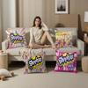 Милая S-Shopkins Офисная Подушка Наволочка Автомобильная Наволочка 45X45СМ Наволочка для Подушки на Пояс Диванная Наволочка