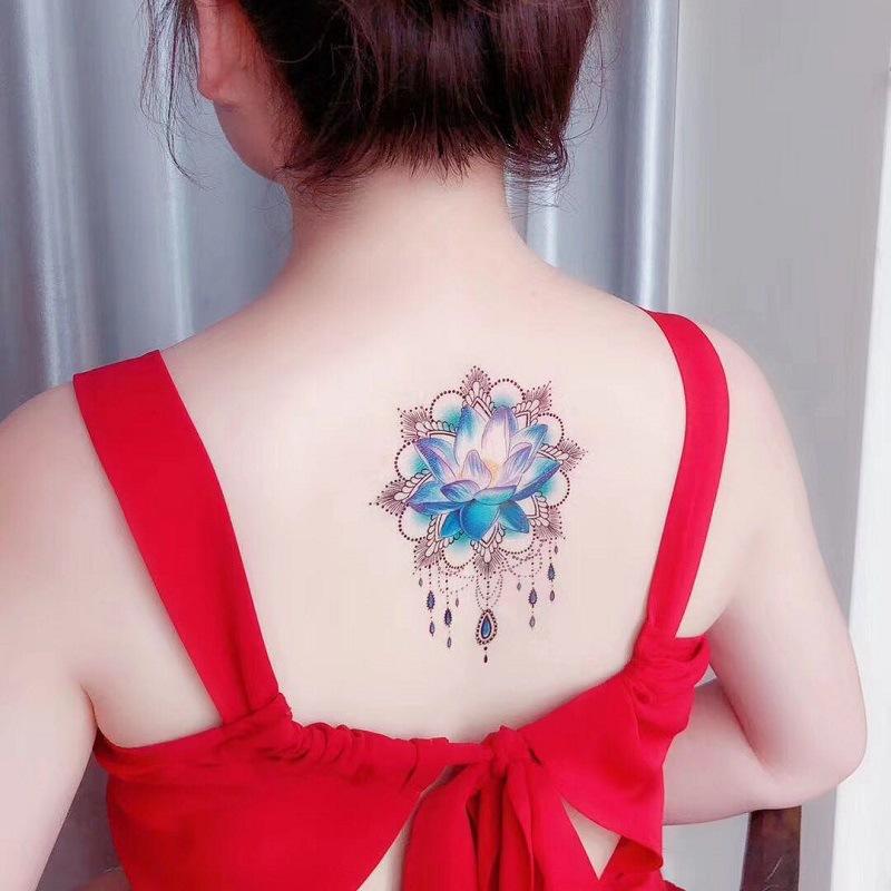 Пион большой узор фото фотография переводная татуировка наклейка образец заказ татуировки