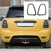 2pcs Car Glossy Rear Tail Light Ring               Surround Cover Trim For Mini For Cooper R56 R57 R58 R59 2007-2013