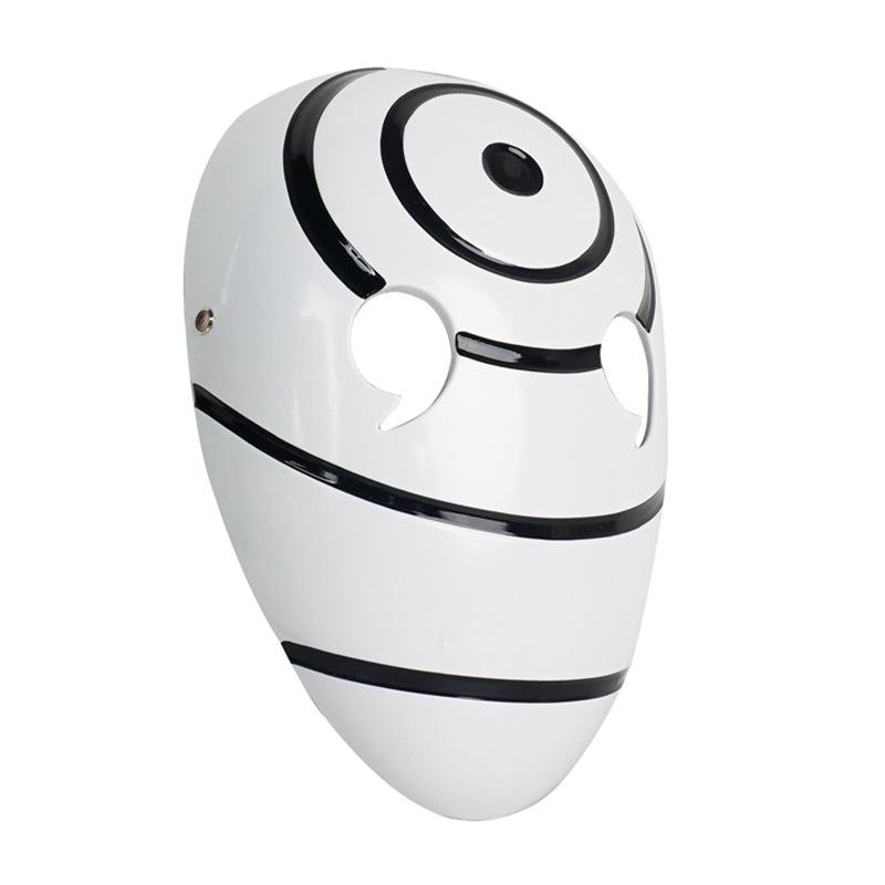 New COS Anime ninja figure, Obito with a full-face mask, Uchiha Obito, white mask