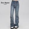 ANY SPOOR Women's Flared Denim Workwear Jeans