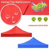 Cloth Outdoor Camp Tent Roof Sun Shade Cover Gazebo Top Cover Garden Parasol Canopy Top Replacement