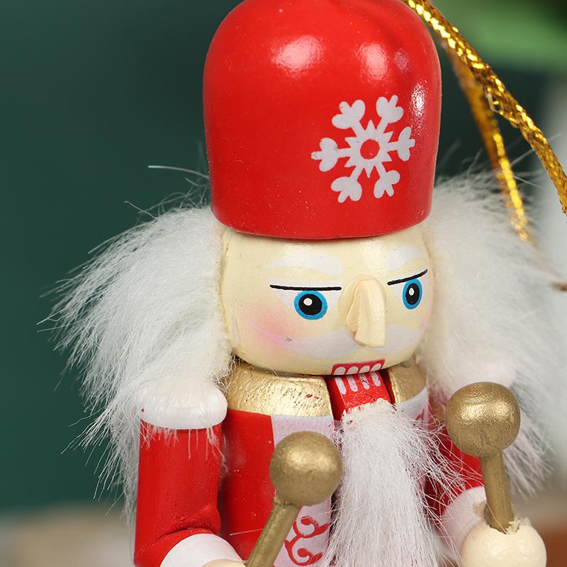 12 см деревянный Щелкунчик солдатик декор детская кукла веселое рождественское украшение