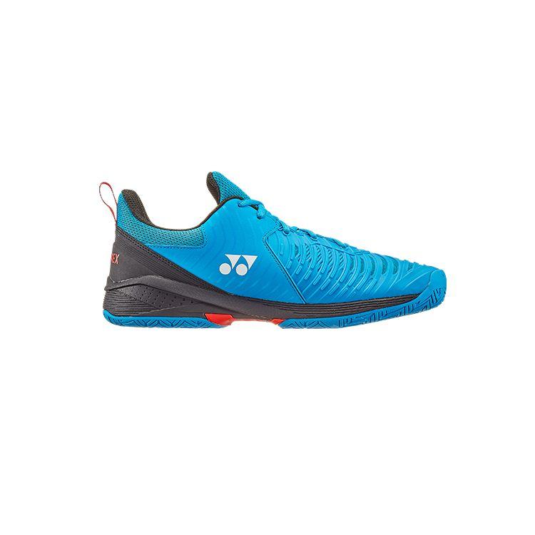 YONEX Power Cushion Sonikage 3 Удобные Амортизация Нескользящие Низкие Теннисные Кроссовки Унисекс Синий Черный SHTS3WACEX-054