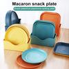 8Pcs Lightweight Plastic Plates Unbreakable Reusable Dinner Plates Dishwasher Safe Colorful Plates for Kitchen Everyday Camping Plates