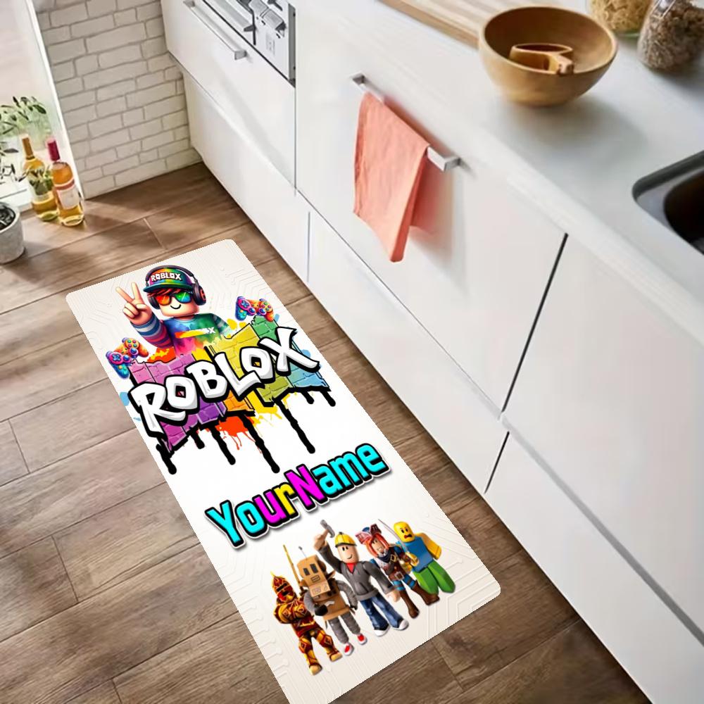 Roblox Customize Your Name Kitchen Rug Runner Rug Laundry Mat Hallway Entryway The Best Gift Choice