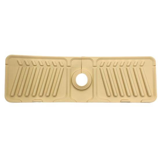 Коврик для смесителя, многофункциональный дренажный коврик для раковины, защита для столешницы, брызгозащищенный силиконовый коврик для кухни