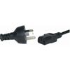 3-контактный сетевой штекер с гнездом IEC C13