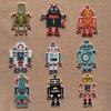9 Colors Mechanics Embroidered Patch Robot Tape Sew On Iron Applique On Clothes DIY Stickers