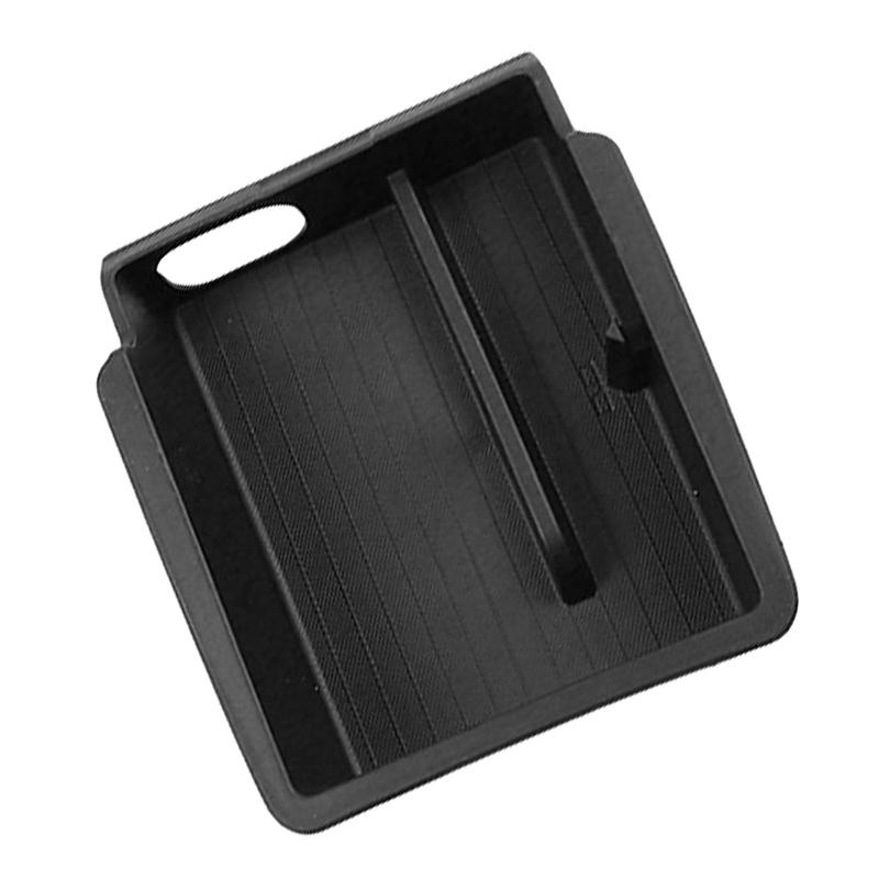 Storage Box with Sunglasses Bracket Segmented Center Console Storage Box Fit for Tesla Model 3/Y Armrest Storage Box