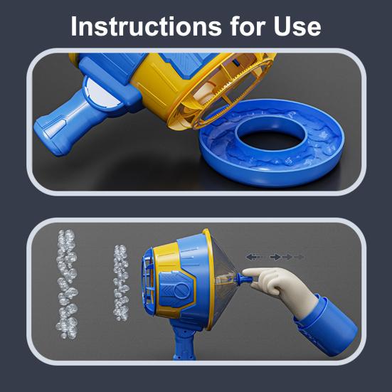 Ручная игрушка-пузыредув для детей, генератор пузырей, не требует батареек, ручная игрушка для пузырей для улицы, для парка, заднего двора, пляжа, для веселья в помещении