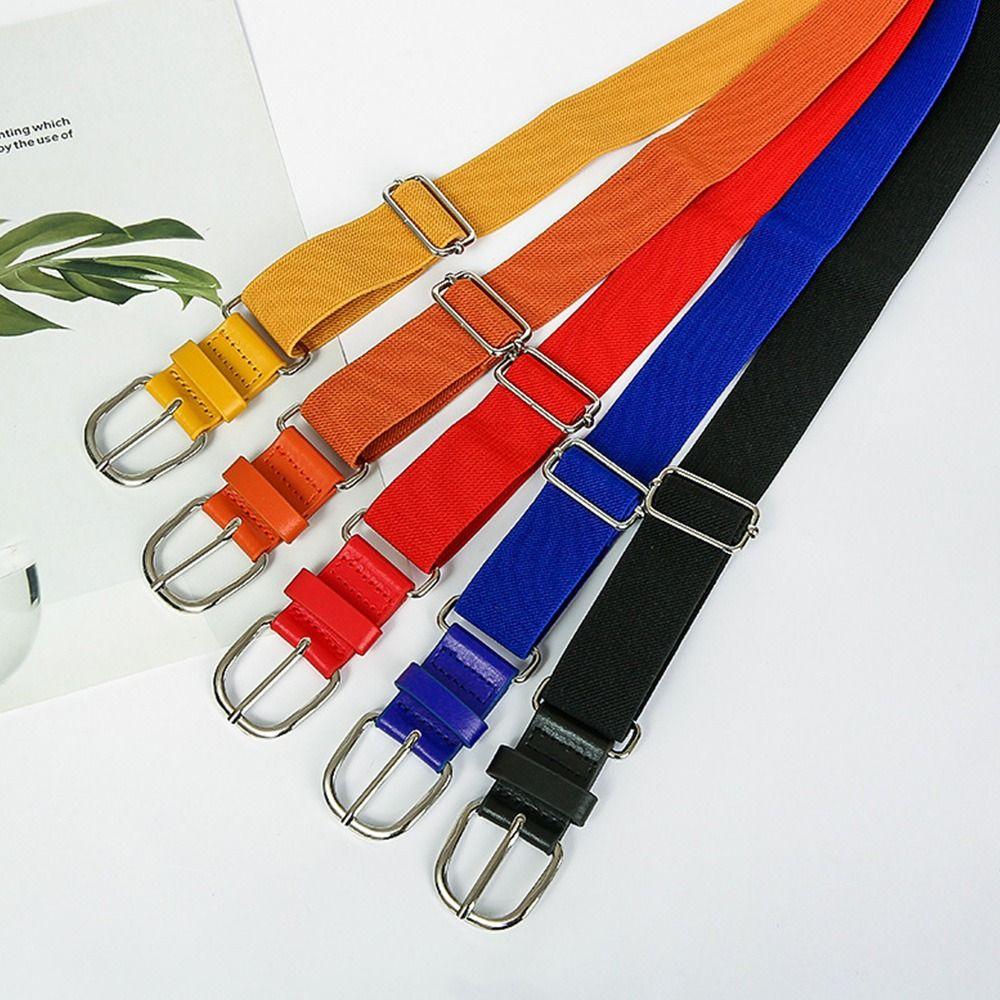 Повседневный детский уличный спортивный пояс, эластичный пояс, бейсбольный пояс, поясной ремень