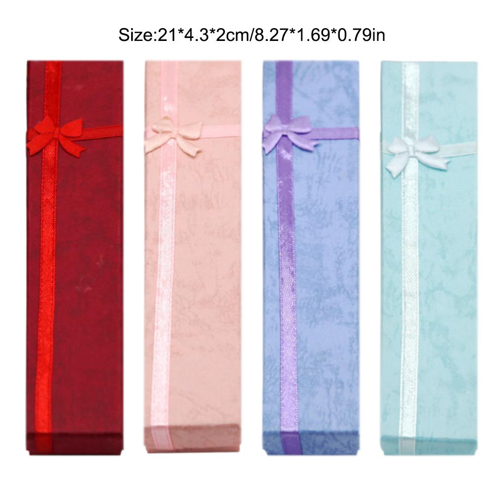 Jewelry Gift Box DIY Bracelet Packaging Case Decorative Dresser Display Holder Reusable Wedding Organizer with Ribbon