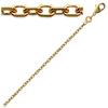 [C7381] - Gold Plated 'Forçat' Chain - 45 Cm 1. 7 Mm