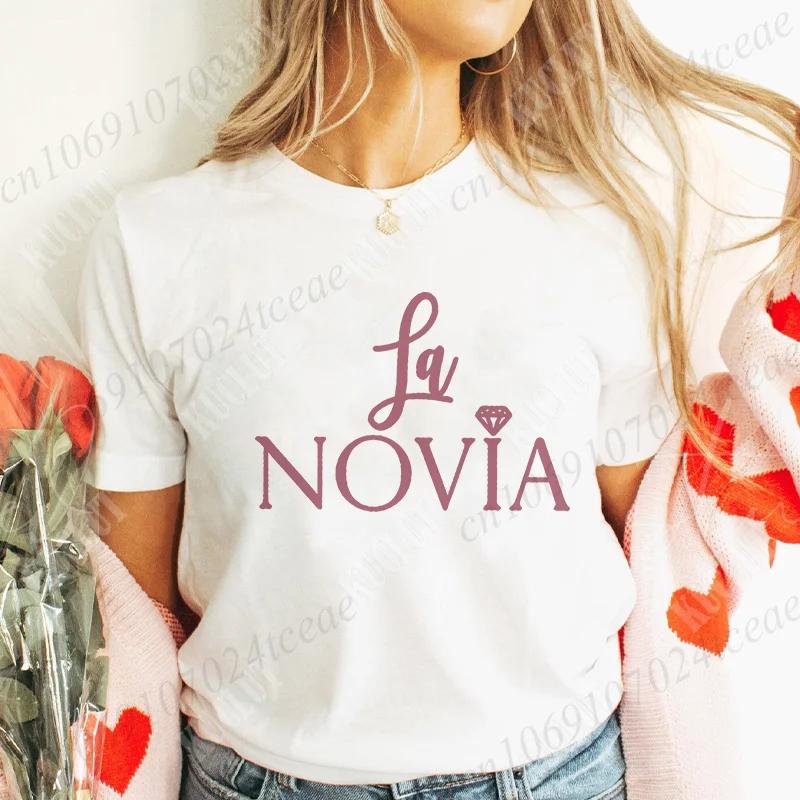 Футболка Team Bride Tribe, рубашка для девичника на испанском девичнике, топы для свадебной вечеринки, футболки с коротким рукавом для подружек невесты