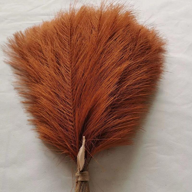 10 шт./42 см букет из искусственной пампасной травы с одной вилкой, имитация тростника, имитация тростника, пампасной травы
