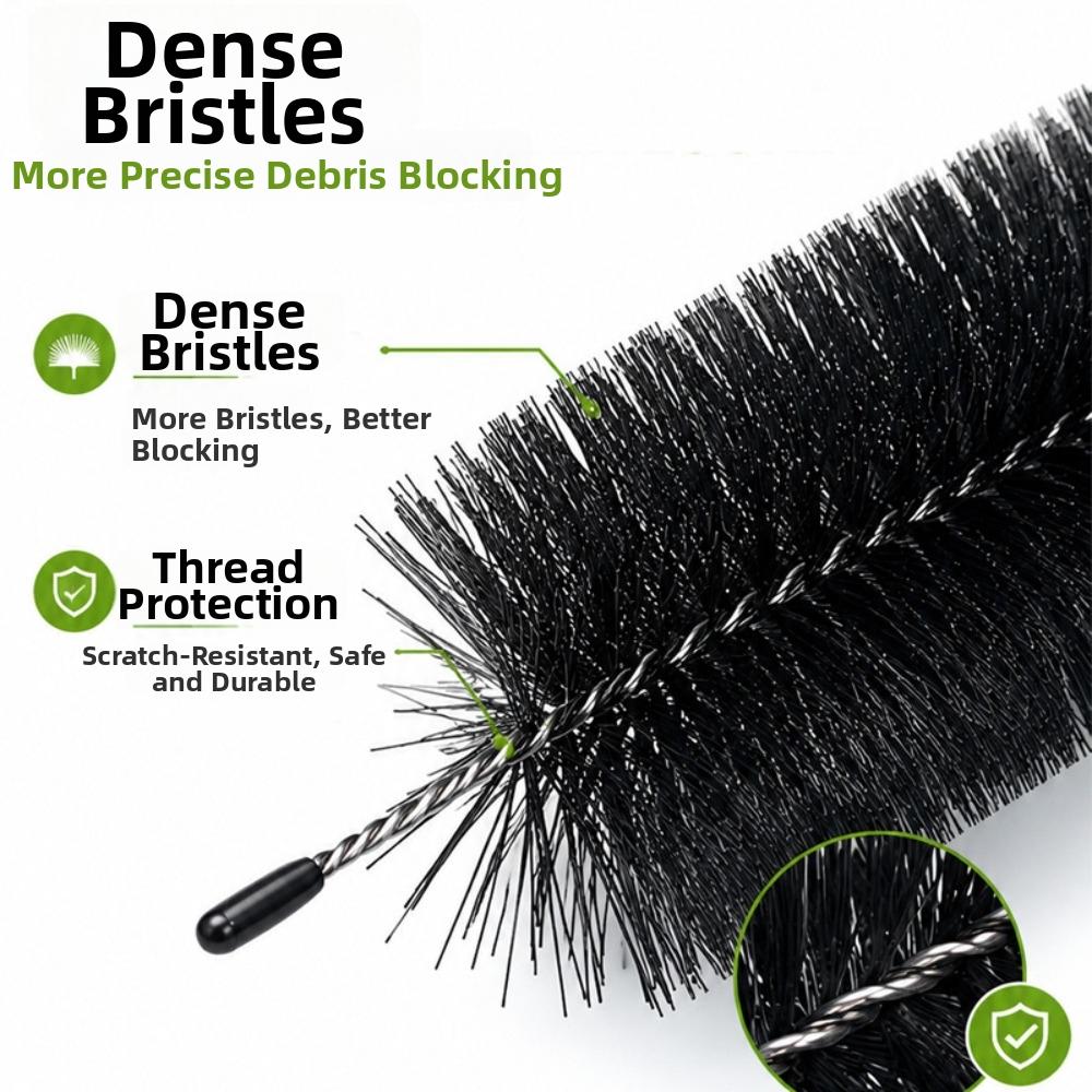 Stainless Steel Wire Gutter Cleaning Brush Flexible Leaf Guard Filter Building Exterior