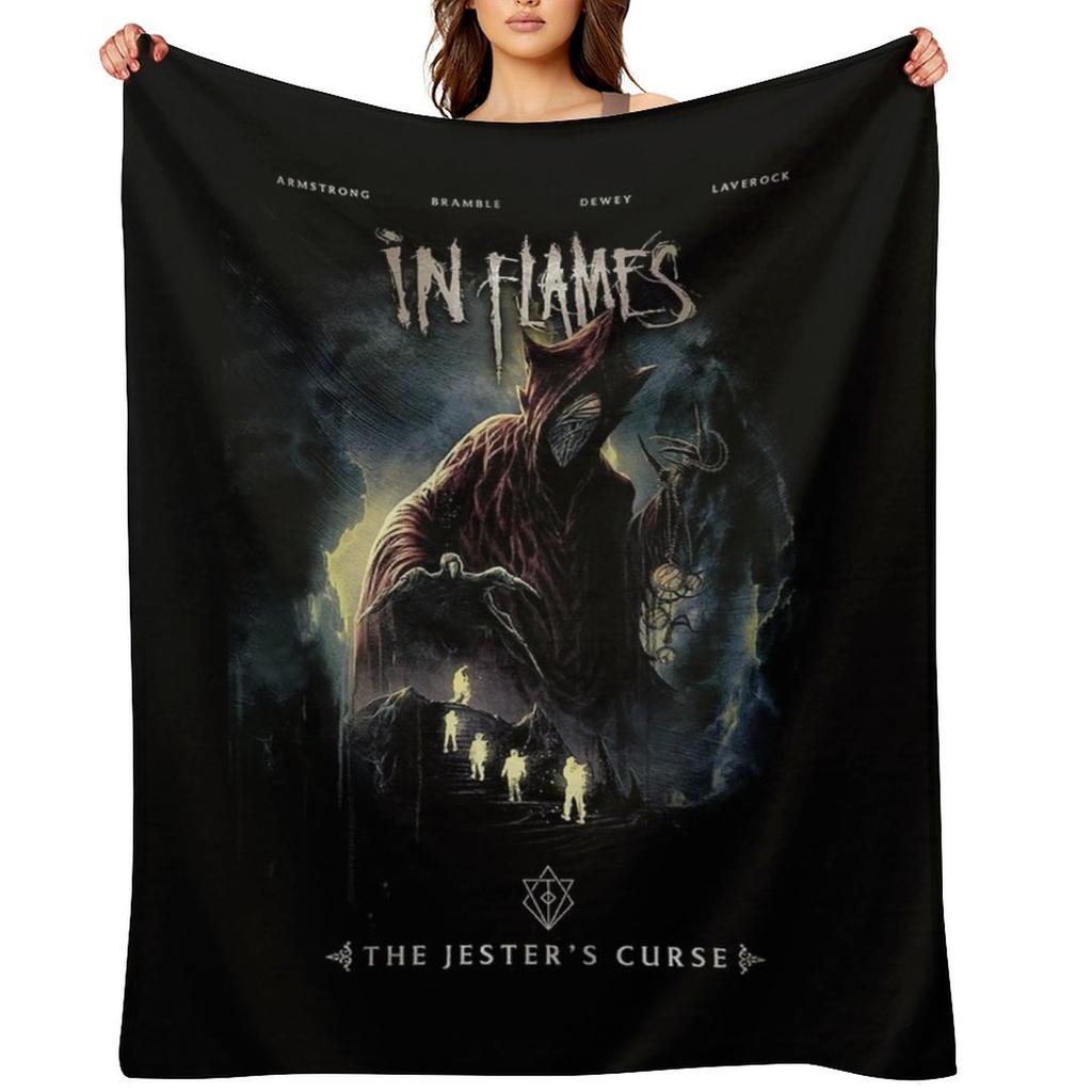 In Flames Throw Blanket Sleeping Bag cosplay anime Thins Winter beds Blankets