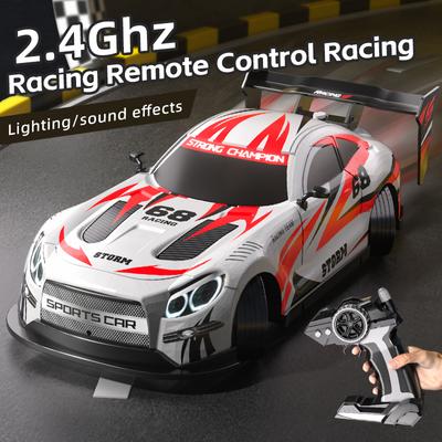 Новый 4Wd Rc Car High Speed Racing Car 2.4G Remote Control Drift Electric Vehicle LED Crash Kid Toys для мальчиков, детей, рождественские подарки
