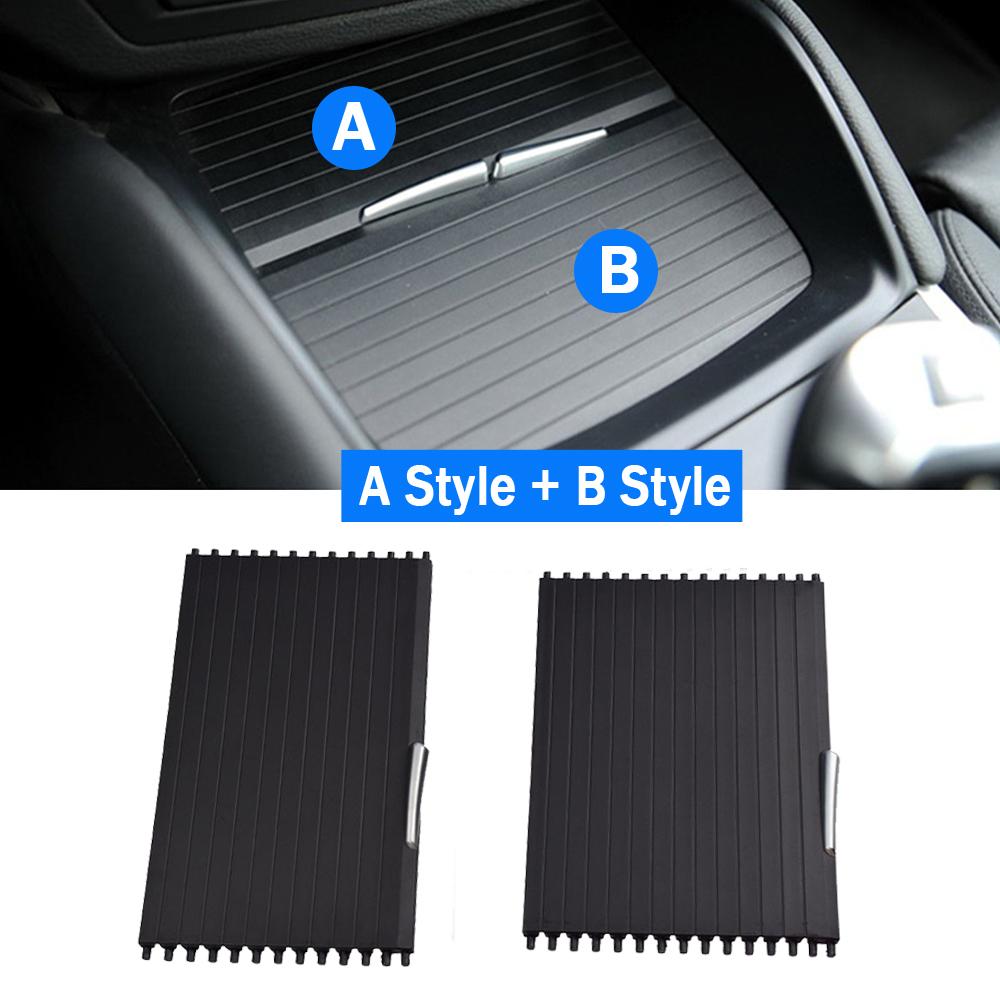 Interior Water Cup Rack Car Center Console Cover Slide Roller Blind Car Mounts Drinks Holders For BMW X5 E70 X6 E71 51166954943