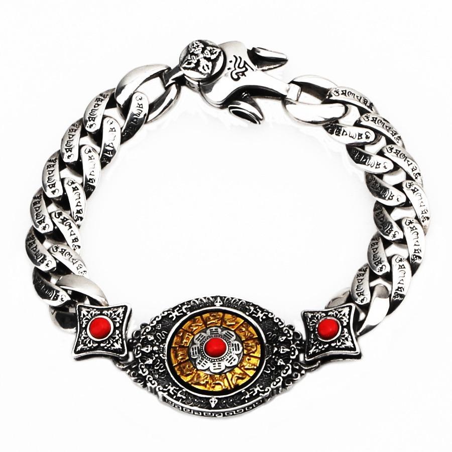 Новые украшения в стиле ретро-корт могут превратить браслет со знаками зодиака в властную широкую версию модной мужской средней моды