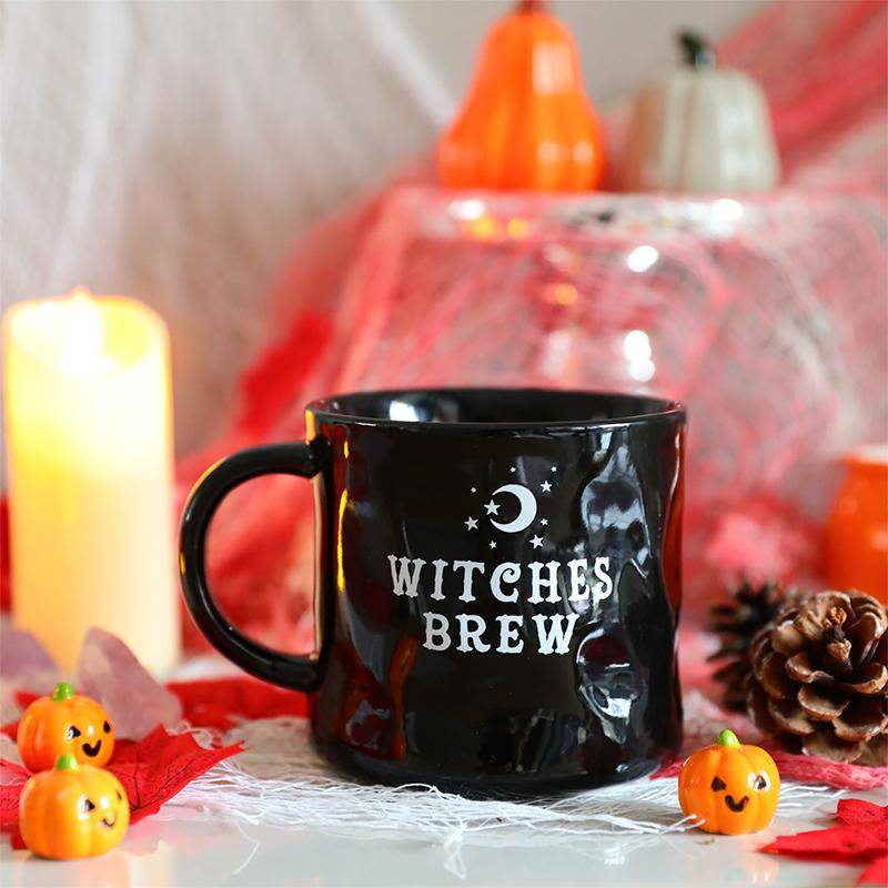 Хэллоуин Волшебная банка Волшебника Керамическая кружка Декоративное украшение Тыква Привидение Послеобеденный чай Завтрак Чашка для молока Подарок на Хэллоуин